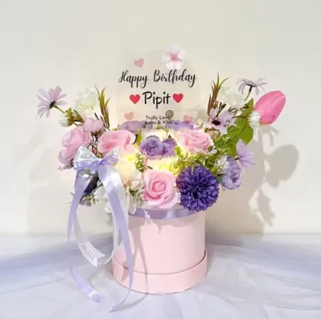 Bloom Box Akrilik Ucapan Ulang Tahun Kolaka Timur